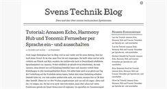 Desktop Screenshot of blog.sven-kessler.net