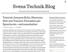 Tablet Screenshot of blog.sven-kessler.net